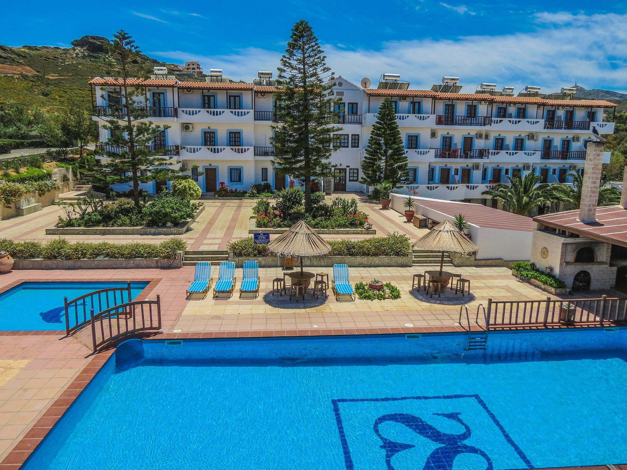 Spiros-Soula Family Hotel & Apartments Agia Pelagia  Buitenkant foto
