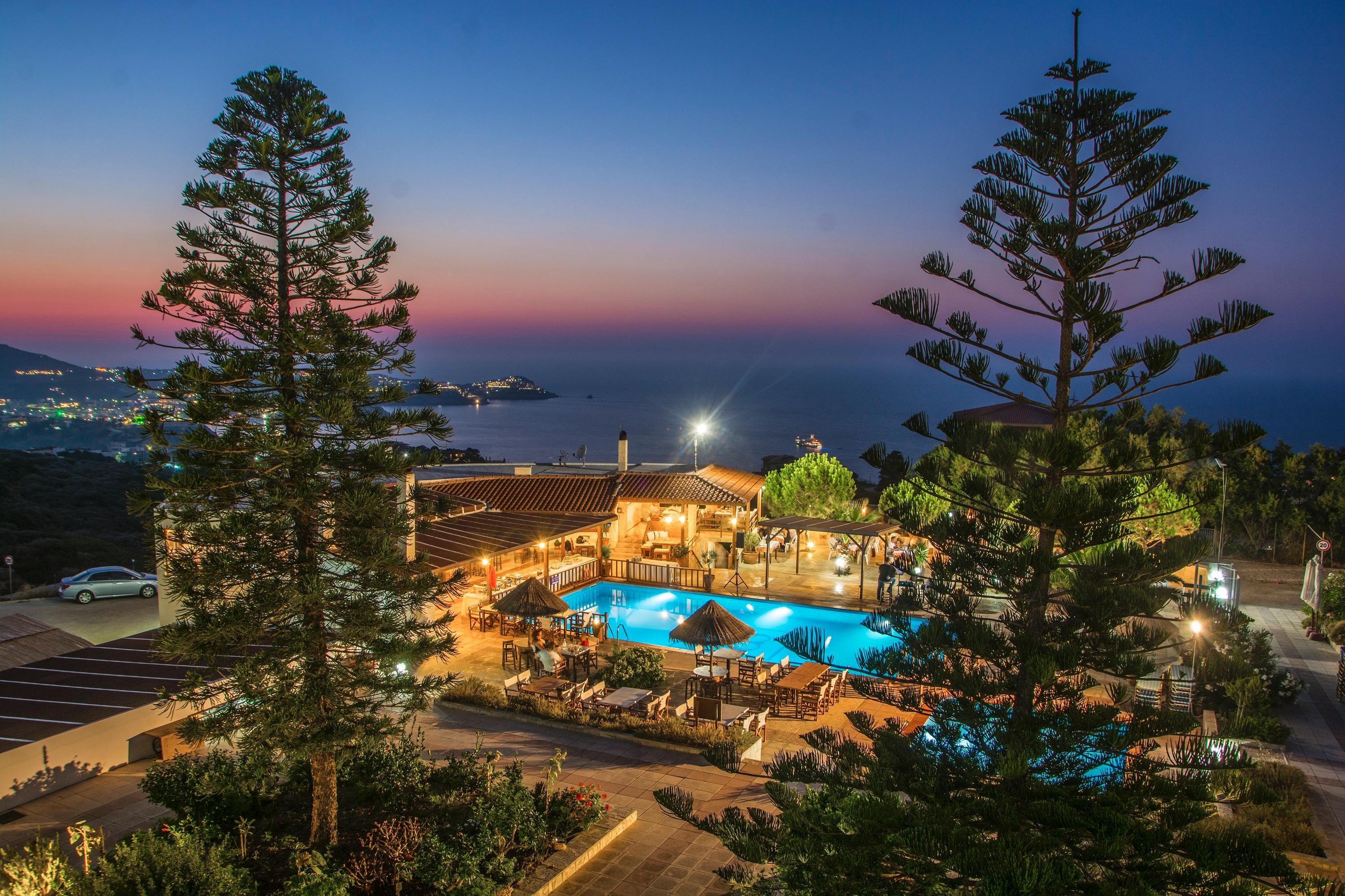 Spiros-Soula Family Hotel & Apartments Agia Pelagia  Buitenkant foto