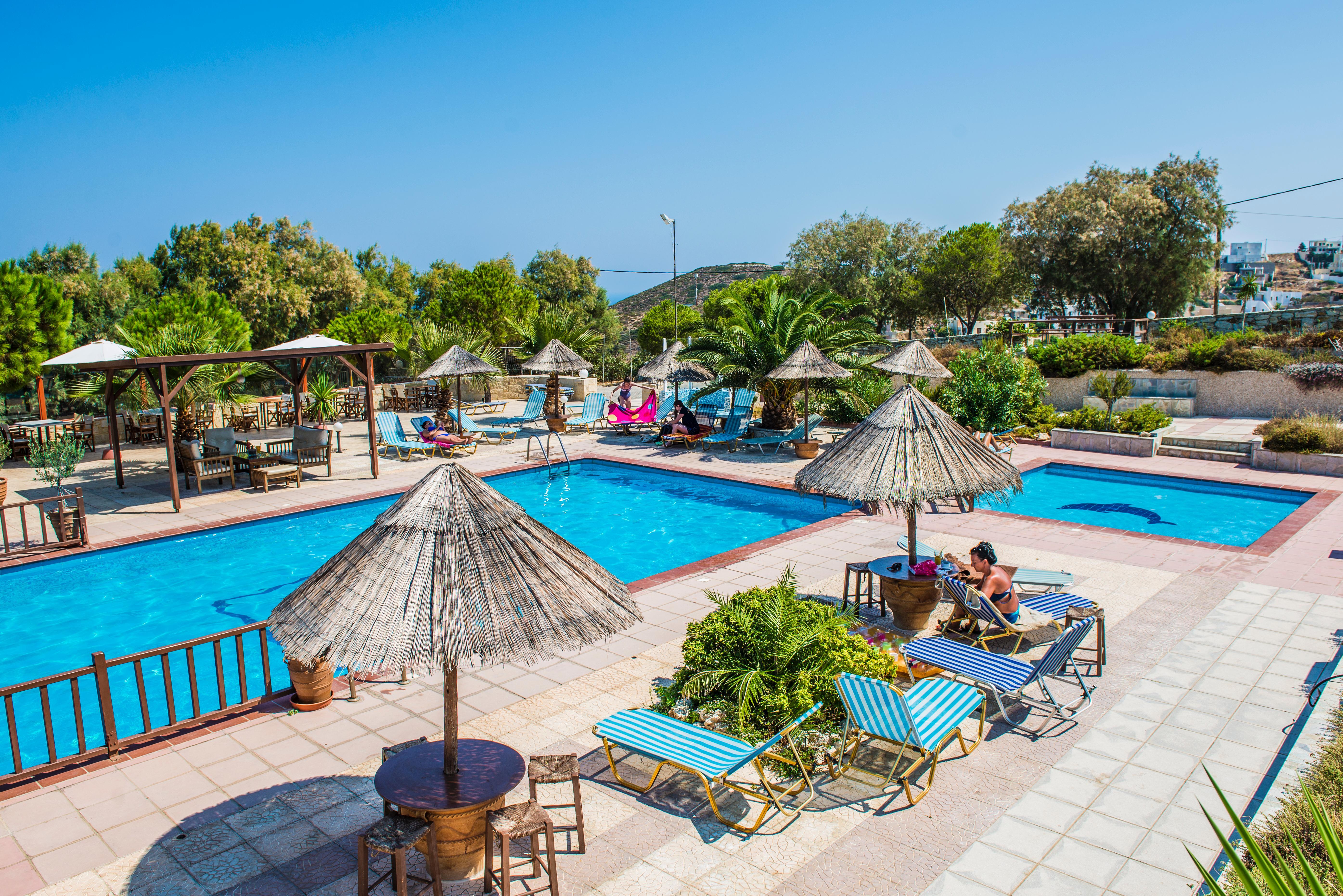 Spiros-Soula Family Hotel & Apartments Agia Pelagia  Buitenkant foto