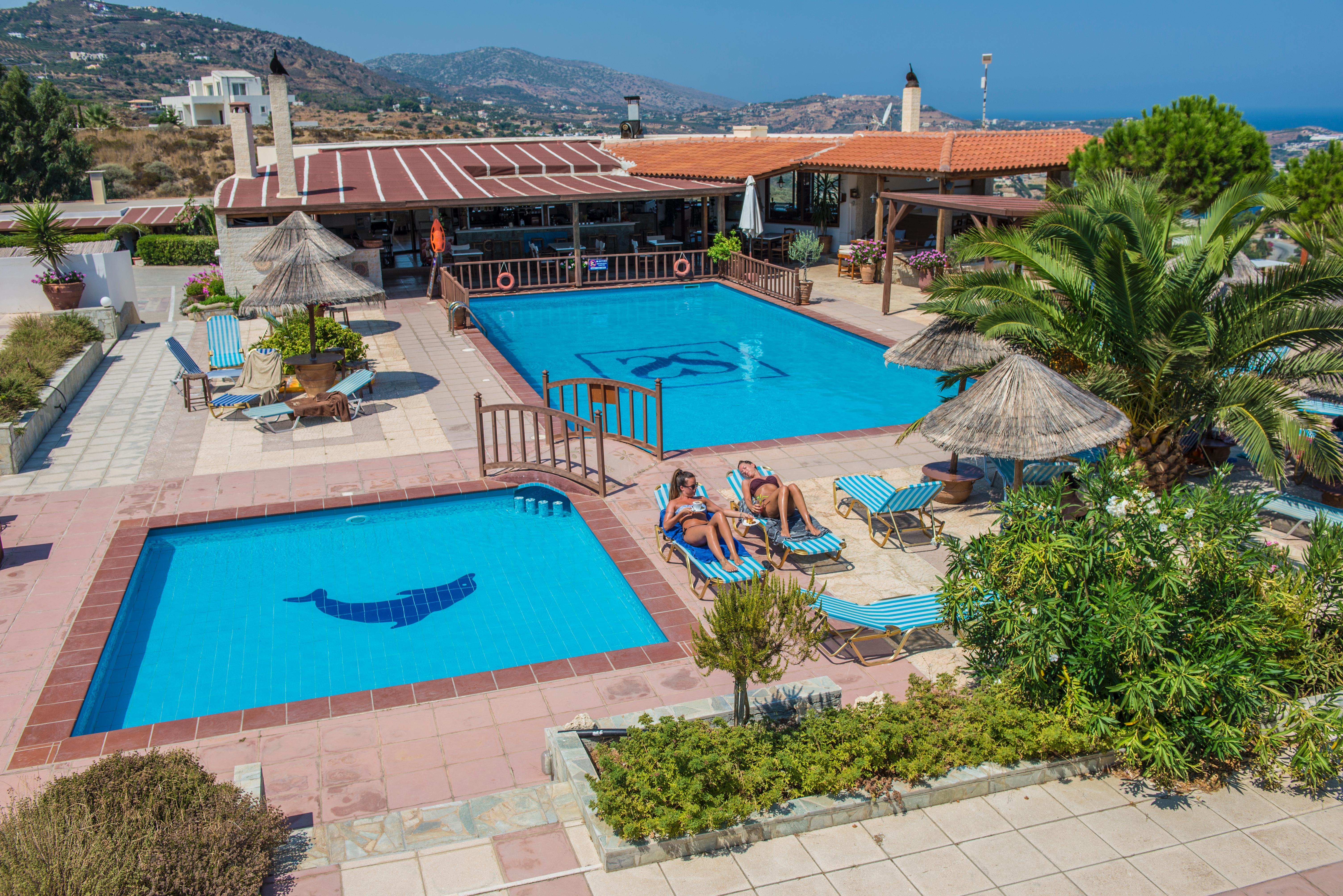 Spiros-Soula Family Hotel & Apartments Agia Pelagia  Buitenkant foto