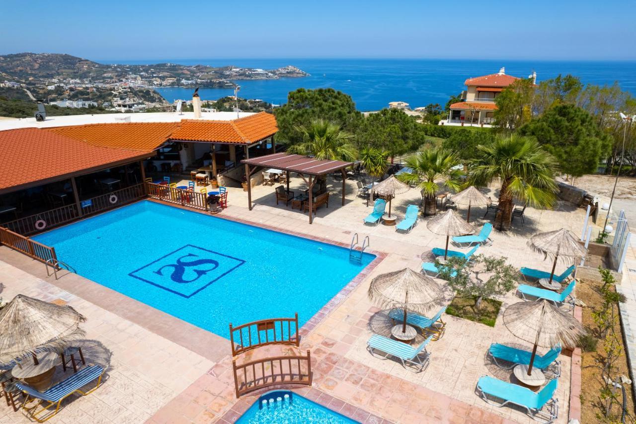 Spiros-Soula Family Hotel & Apartments Agia Pelagia  Buitenkant foto